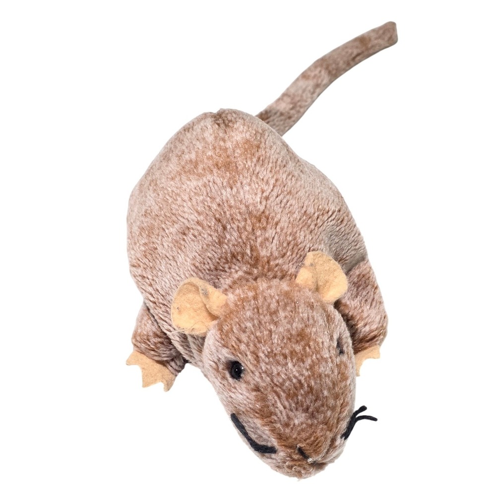 Ty Beanie Baby Tiptoe Rat Unisex OS Brown 1999 Vintage Plush Toy